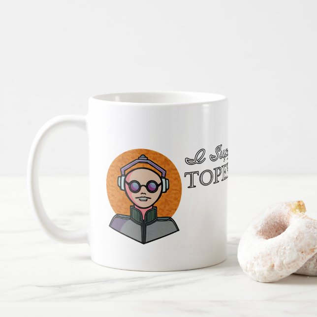 I support the Topeka Art Guild Mug (With Donut)
