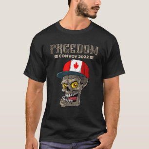 I Support Truckers Canada Flag Freedom Convoy 2022 T-Shirt
