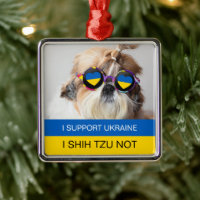 I support Ukraine I Shih Tzu Not Postcard