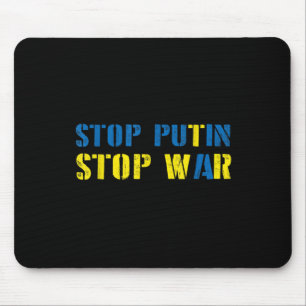 I Support Ukraine Stop Putin Stop War Mouse Pad