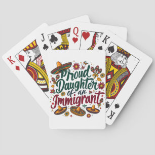 I Support Women's Rights and Wrongs Feminism Playing Cards