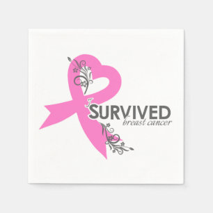 I Surived Breast Cancer Napkin