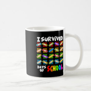 I Survived 100 Days Of School Teacher And Kids Nd Coffee Mug