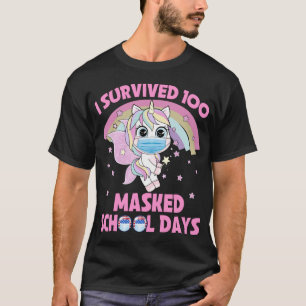 I Survived 100 Masked School Days T-Shirt