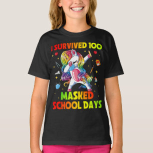 I Survived 100 Masked School Days T-Shirt