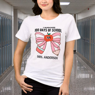 I Survived 100 Of School Tri-Blend Shirt
