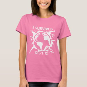 "I Survived 12-21-12" End of the World T-Shirt