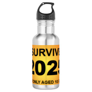 I Survived 2025  532 Ml Water Bottle