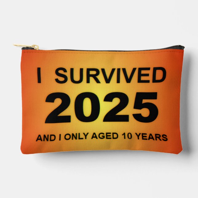 I Survived 2025 Accessory Pouch (Front)