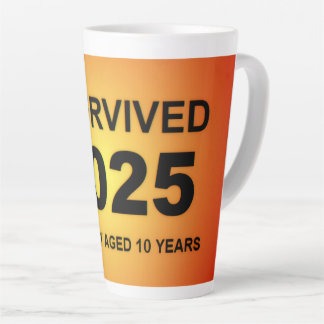 I Survived 2025  Latte Mug