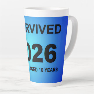I Survived 2026 Latte Mug