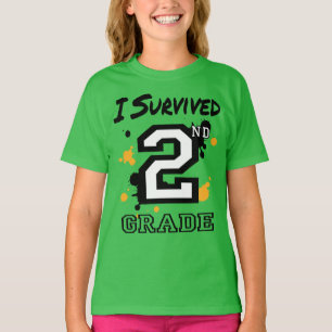 I Survived 2nd Grade Girls T-Shirt