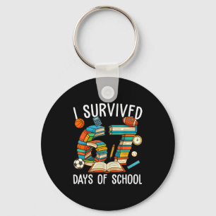I Survived 67 Day Of School Funny Kids Boys Six Se Key Ring