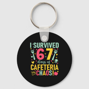 I Survived 67 Days Of Cafeteria Chaos Lunch Lady S Key Ring
