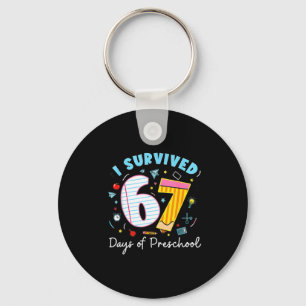 I Survived 67 Days Of Preschool Students Teachers  Key Ring