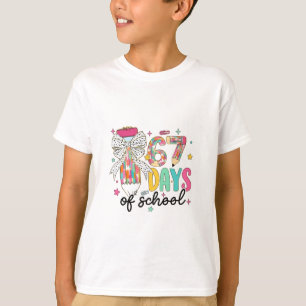 I Survived 67 Days of School 100 Days Of School  T-Shirt
