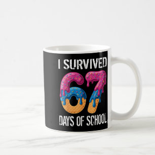 I Survived 67 Days Of School Boys Ice Cream Drip T Coffee Mug