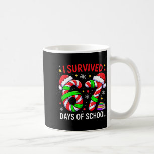 I Survived 67 Days Of School Christmas Coffee Mug