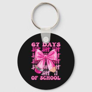 I Survived 67 Days Of School Cool Teacher Design  Key Ring