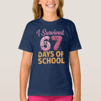 I Survived 67 Days of School Donut Funny Kids