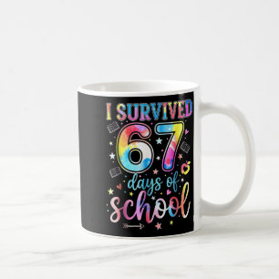 I Survived 67 Days Of School Funny 67 Meme Teacher Coffee Mug
