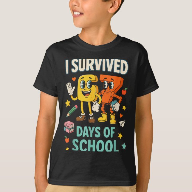 I Survived 67 Days Of School Funny 67 Meme Teacher T-Shirt (Front)