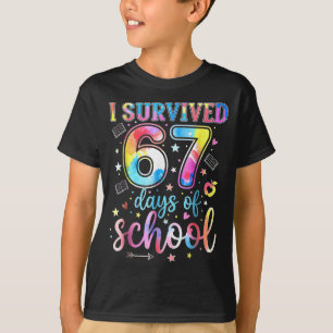 I Survived 67 Days Of School Funny 67 Meme Teacher T-Shirt