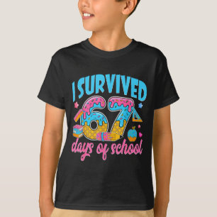 I Survived 67 Days Of School Funny 6 7 Meme Teache T-Shirt