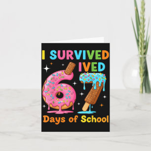 I Survived 67 Days Of School Funny Meme Teacher St Card