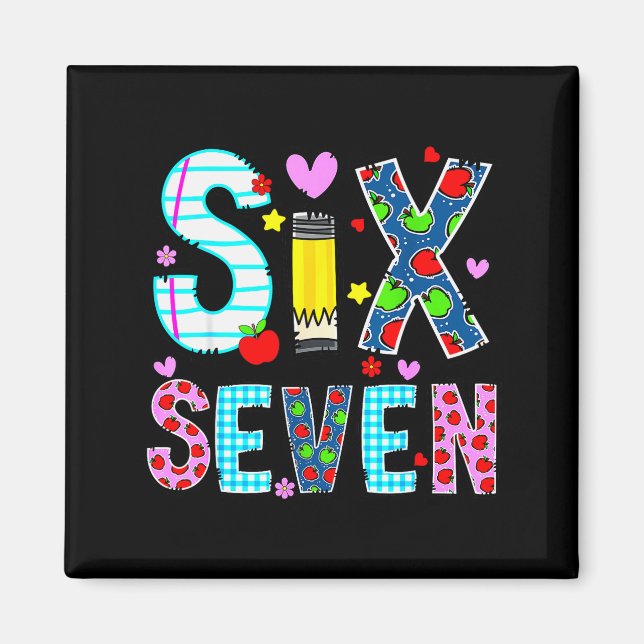 I Survived 67 Days Of School Funny Meme Teacher St Magnet (Front)