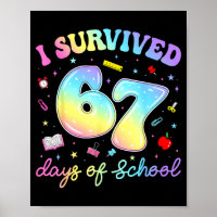 I Survived 67 Days Of School Funny Meme Teacher St