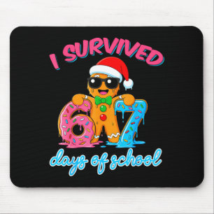 I Survived 67 Days Of School Funny Six Seven 67 Gi Mouse Pad
