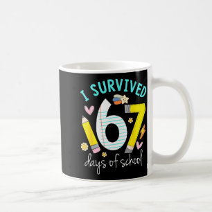 I Survived 67 Days Of School Funny Six Seven 6 7 M Coffee Mug