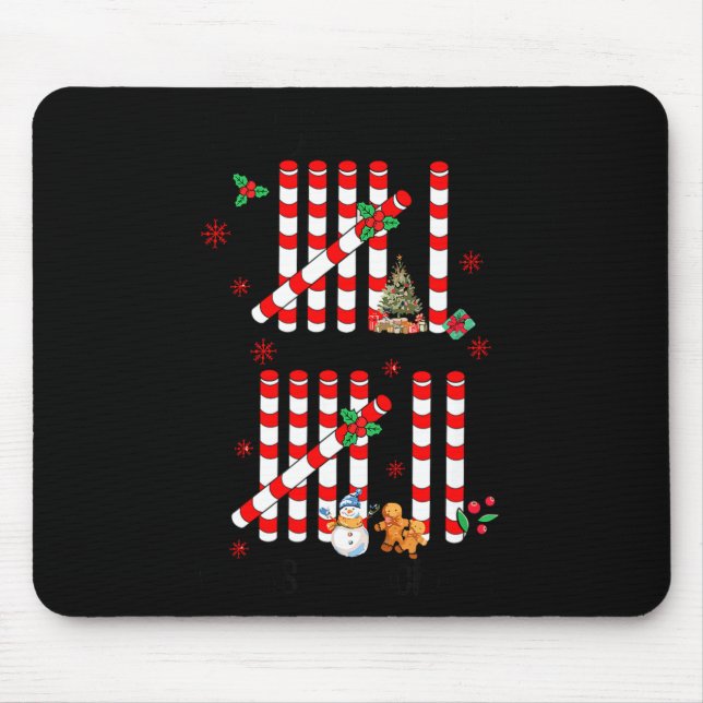 I Survived 67 Days Of School Funny Six Seven Xmas  Mouse Pad (Front)