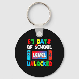 I Survived 67 Days Of School Gamer 67 Days Student Key Ring