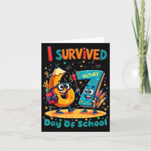 I Survived 67 Days Of School New Year Celebration Card