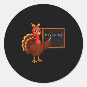 I Survived 67 Days Of School Six Seven 90s Turkey  Classic Round Sticker