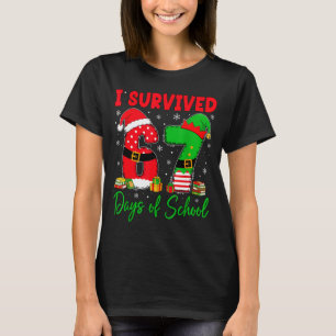 I Survived 67 Days Of School Six Seven Christmas S T-Shirt
