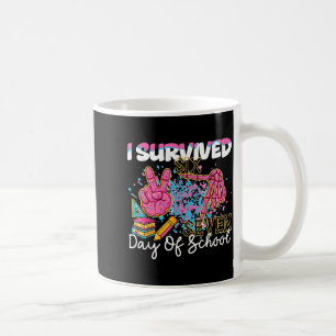 I Survived 67 Days Of School Six Seven Meme Teache Coffee Mug
