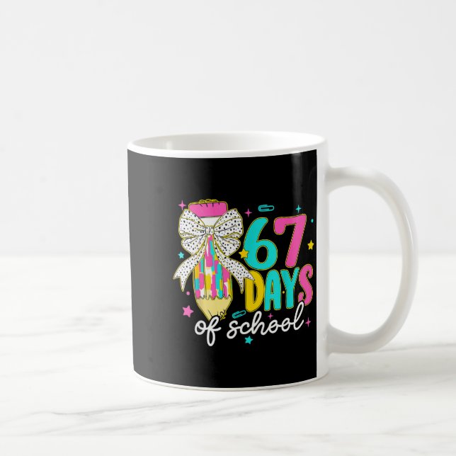 I Survived 67 Days Of School Six Seven Meme Teache Coffee Mug (Right)