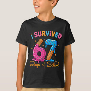 I Survived 67 Days Of School Six Seven Meme Teache T-Shirt