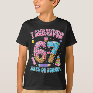 I Survived 67 Days Of School Six Seven Teachers St T-Shirt