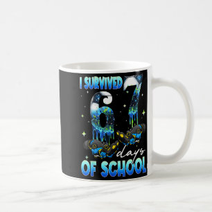 I Survived 67 Days Of School Soccer Boys Kids Six  Coffee Mug