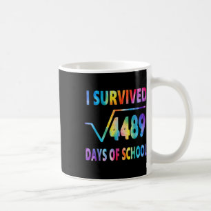 I Survived 67 Days Of School Square Root 4489 Math Coffee Mug