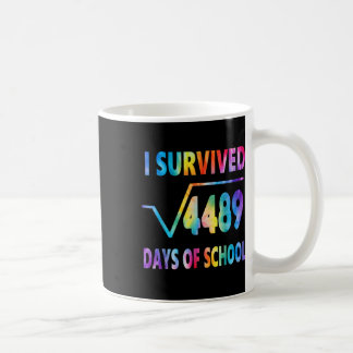 I Survived 67 Days Of School Square Root 4489 Math Coffee Mug