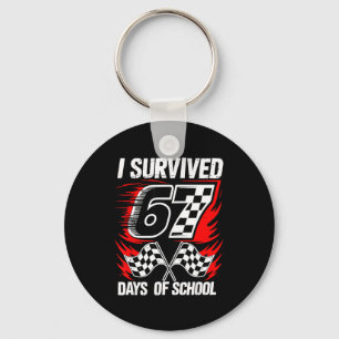 I Survived 67 Days Of School Students Teachers 100 Key Ring