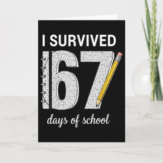 I Survived 67 Days Of School Students Teachers 67  Card