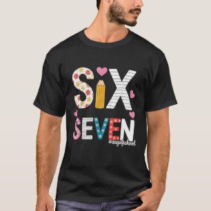 I Survived 67 Days of School Teacher Student Six S T-Shirt