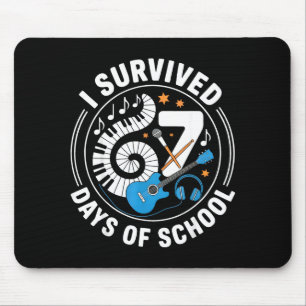 I Survived 67 Days Of School - Teachers Students M Mouse Pad