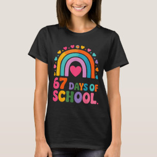 I Survived 67 Days Of School Tie Die Rainbow Lover T-Shirt